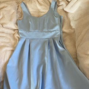 Size 6, high low blue dress